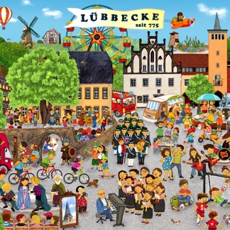 Wimmelpuzzle
für die Stadt Lübbecke ©